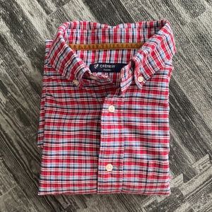 men’s cremieux classics plaid button down shirt M